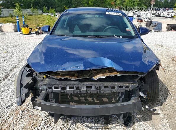 5NPD84LF1HH175552 2017 HYUNDAI ELANTRA Blue Front view