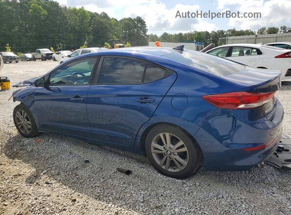 5NPD84LF1HH175552 2017 HYUNDAI ELANTRA Blue Rear left