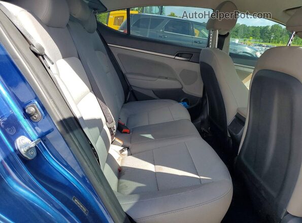5NPD84LF1HH175552 2017 HYUNDAI ELANTRA Blue Rear seats view