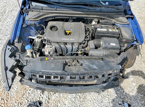 5NPD84LF1HH175552 2017 HYUNDAI ELANTRA Blue Rear interior view