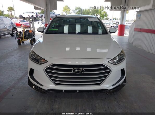 5NPD84LF1HH192013 2017 HYUNDAI ELANTRA White ხელსაწყოთა პანელის ხედი