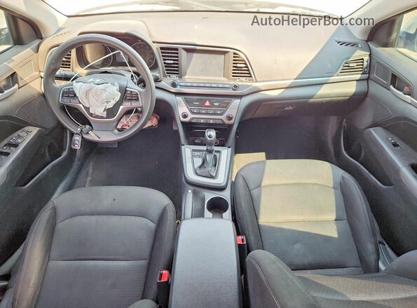 5NPD84LF1JH213738 2018 HYUNDAI ELANTRA White Widok deski rozdzielczej