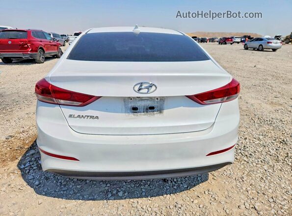 5NPD84LF1JH213738 2018 HYUNDAI ELANTRA White Widok z tyłu
