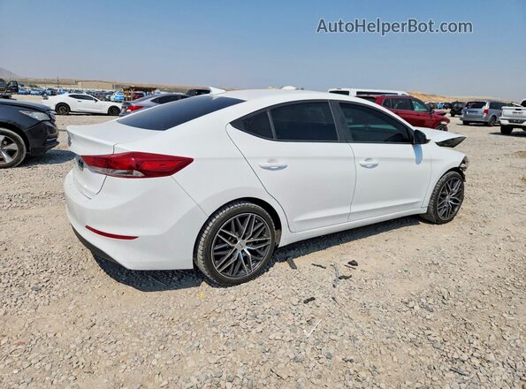 5NPD84LF1JH213738 2018 HYUNDAI ELANTRA White Tył prawy