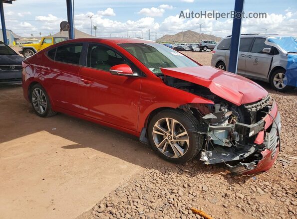 5NPD84LF1JH227350 2018 HYUNDAI ELANTRA Red Front right