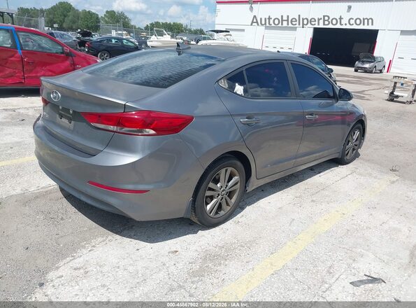 5NPD84LF1JH250160 2018 HYUNDAI ELANTRA Gray Rear right