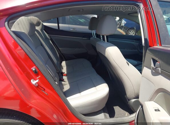 5NPD84LF1JH254967 2018 HYUNDAI ELANTRA Red VIN կոդի պիտակի տեսք