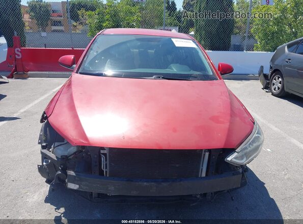 5NPD84LF1JH254967 2018 HYUNDAI ELANTRA Red Սարքավորումների վահանակի տեսք