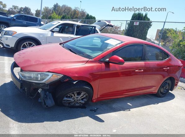 5NPD84LF1JH254967 2018 HYUNDAI ELANTRA Red Սալոնի 360 աստիճան տեսք