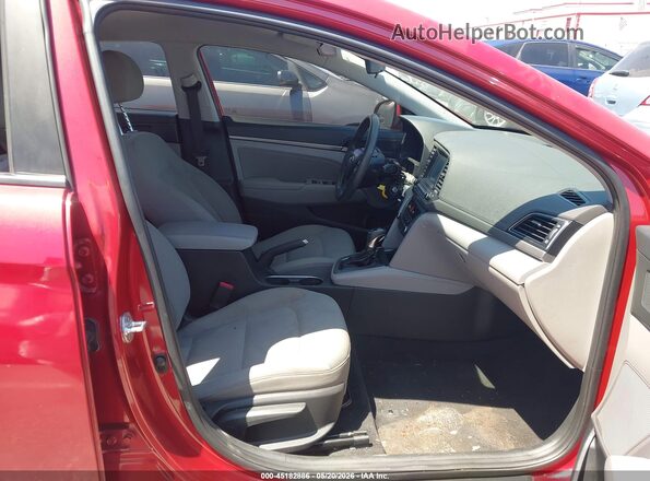 5NPD84LF1JH254967 2018 HYUNDAI ELANTRA Red Սալոնի դիմացի տեսք