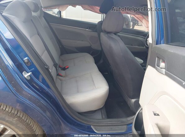 5NPD84LF1JH256010 2018 HYUNDAI ELANTRA Blue VIN կոդի պիտակի տեսք
