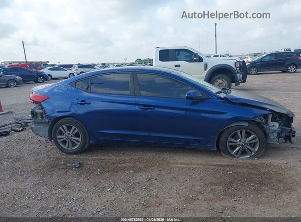 5NPD84LF1JH256010 2018 HYUNDAI ELANTRA Blue Սալոնի 360 աստիճան տեսք