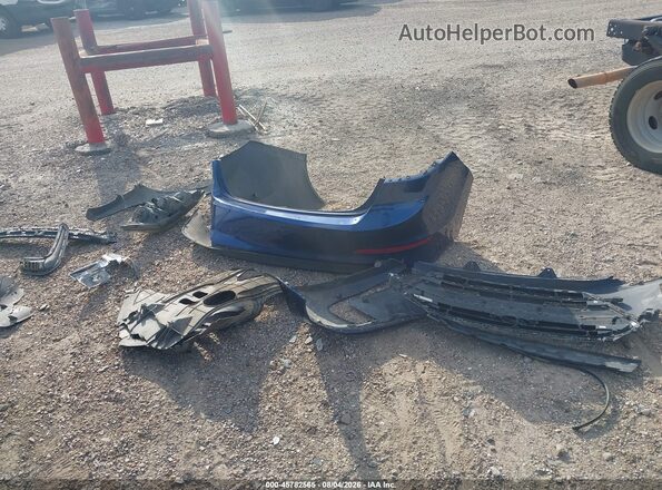 5NPD84LF1JH256010 2018 HYUNDAI ELANTRA Blue Սարքավորումների վահանակի տեսք