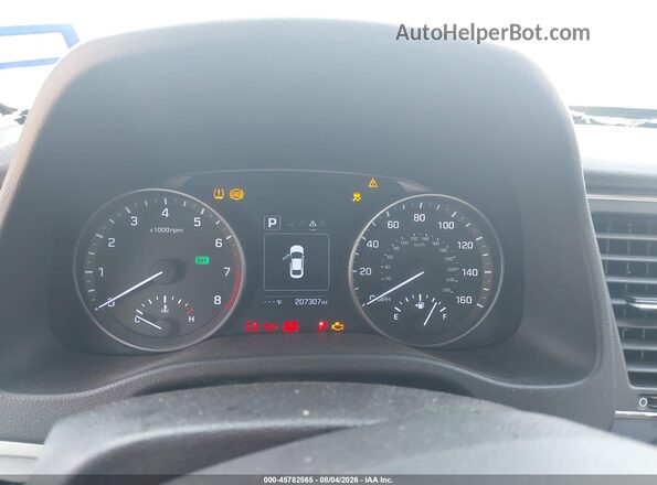 5NPD84LF1JH256010 2018 HYUNDAI ELANTRA Blue Հետևի նստատեղերի տեսք