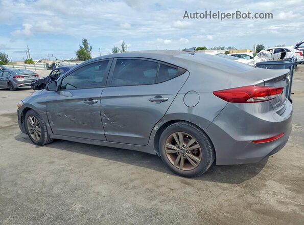 5NPD84LF1JH257531 2018 HYUNDAI ELANTRA Gray უკანა მარცხენა