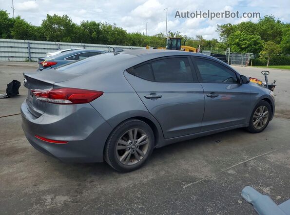 5NPD84LF1JH257531 2018 HYUNDAI ELANTRA Gray უკანა მარჯვენა