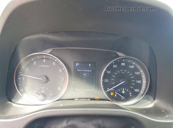 5NPD84LF1JH257531 2018 HYUNDAI ELANTRA Gray ხელსაწყოთა პანელის ხედი