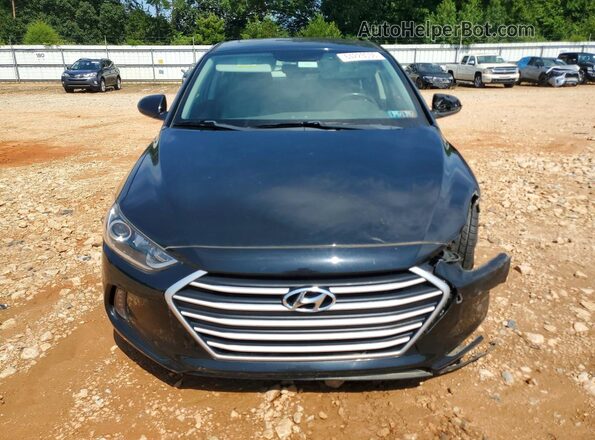 5NPD84LF1JH280808 2018 HYUNDAI ELANTRA Black Front view