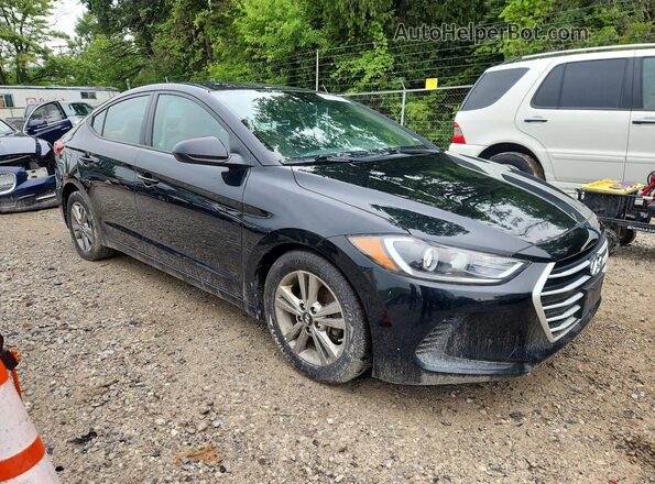 5NPD84LF1JH281733 2018 HYUNDAI ELANTRA Black წინა მარჯვენა