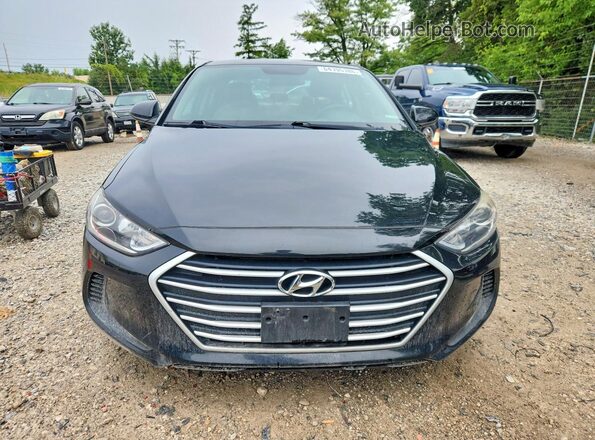 5NPD84LF1JH281733 2018 HYUNDAI ELANTRA Black წინა ხედი
