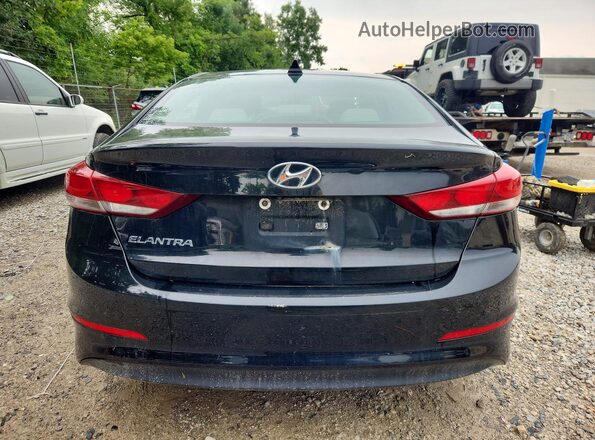 5NPD84LF1JH281733 2018 HYUNDAI ELANTRA Black უკანა ხედი