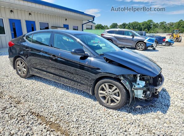 5NPD84LF1JH288049 2018 HYUNDAI ELANTRA Black Delantero derecho