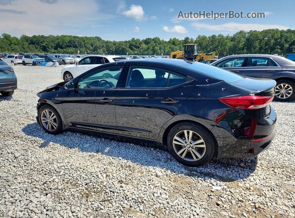 5NPD84LF1JH288049 2018 HYUNDAI ELANTRA Black Trasero izquierdo