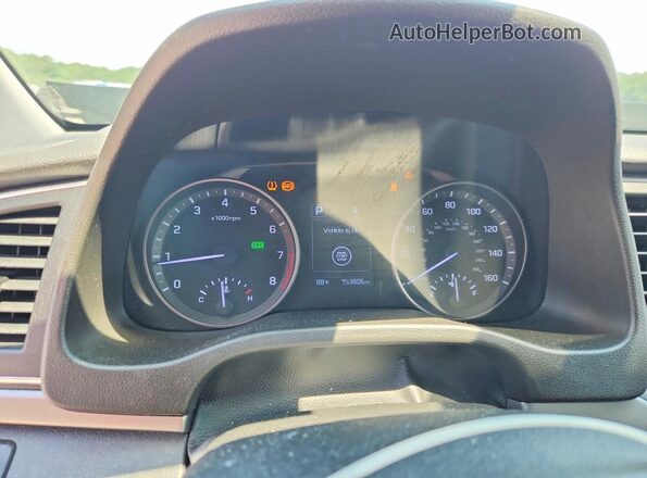 5NPD84LF1JH288049 2018 HYUNDAI ELANTRA Black Vista del cuadro de instrumentos