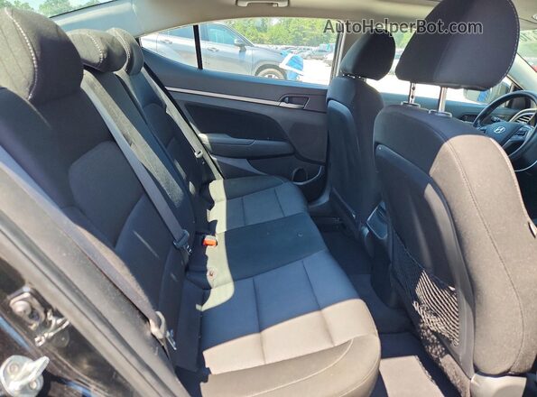 5NPD84LF1JH288049 2018 HYUNDAI ELANTRA Black Vista de los asientos traseros
