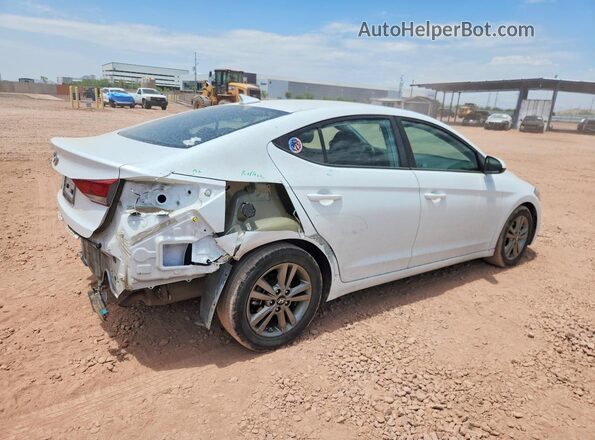 5NPD84LF1JH297057 2018 HYUNDAI ELANTRA White უკანა მარჯვენა