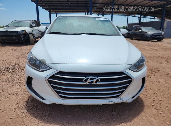 5NPD84LF1JH297057 2018 HYUNDAI ELANTRA White წინა ხედი
