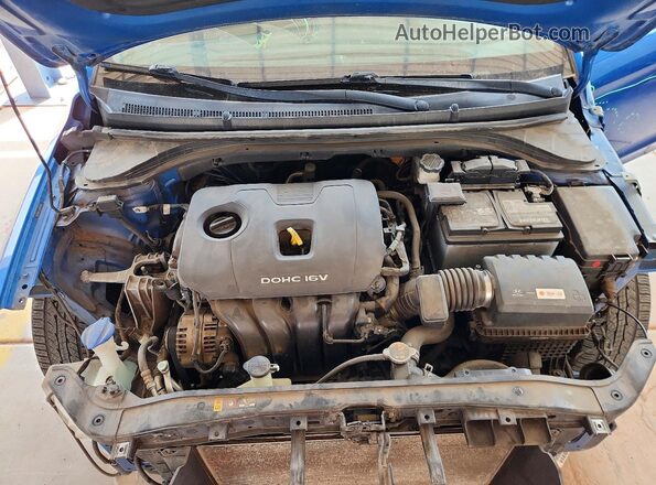 5NPD84LF1JH307666 2018 HYUNDAI ELANTRA Blue უკანა სალონის ხედი
