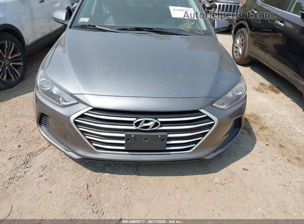 5NPD84LF1JH311717 2018 HYUNDAI ELANTRA Gray Вид щитка приладів