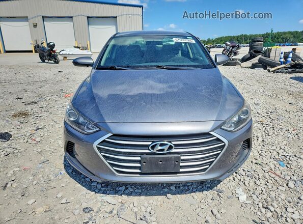 5NPD84LF1JH312284 2018 HYUNDAI ELANTRA Gray Widok z przodu