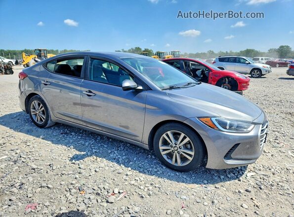 5NPD84LF1JH312284 2018 HYUNDAI ELANTRA Gray Przód prawy