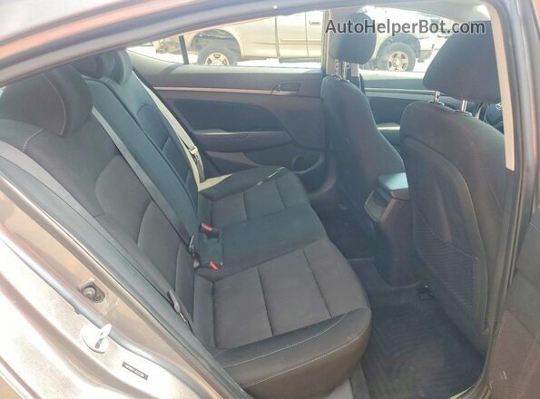 5NPD84LF1JH322586 2018 HYUNDAI ELANTRA Серый Вид задних сидений