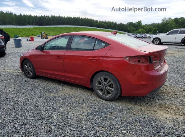 5NPD84LF1JH327951 2018 HYUNDAI ELANTRA Red Tył lewy