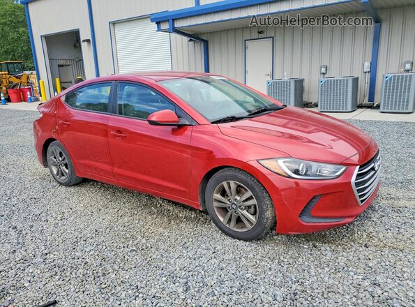 5NPD84LF1JH327951 2018 HYUNDAI ELANTRA Red Przód prawy