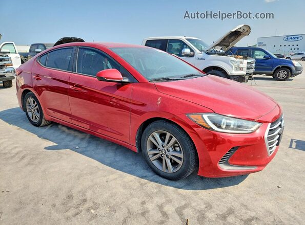 5NPD84LF1JH346726 2018 HYUNDAI ELANTRA Red Передня права чверть