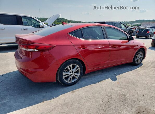 5NPD84LF1JH346726 2018 HYUNDAI ELANTRA Red Задня права чверть