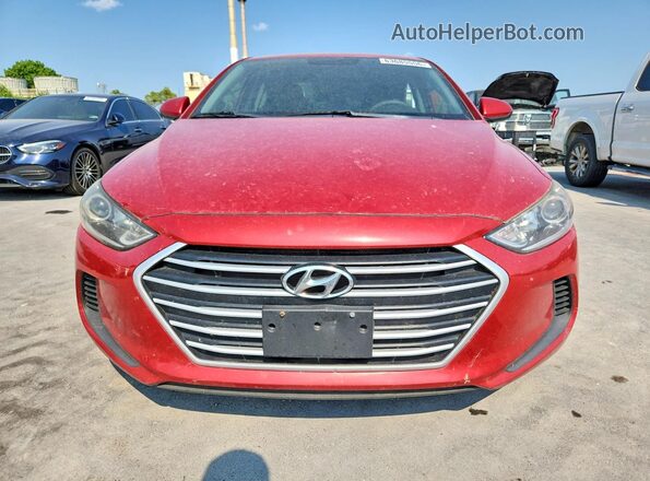 5NPD84LF1JH346726 2018 HYUNDAI ELANTRA Red Вид спереду