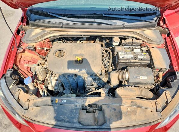 5NPD84LF1JH346726 2018 HYUNDAI ELANTRA Red Вид задньої частини салону