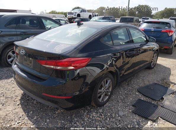 5NPD84LF1JH348833 2018 HYUNDAI ELANTRA Black უკანა მარჯვენა