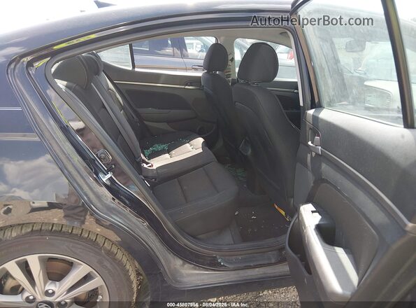 5NPD84LF1JH348833 2018 HYUNDAI ELANTRA Black VIN კოდის სტიკერის ხედი