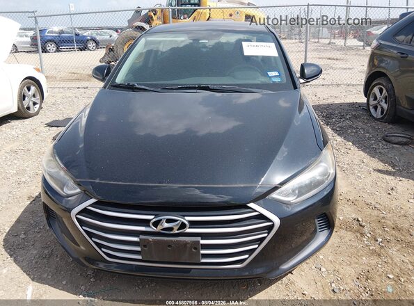 5NPD84LF1JH348833 2018 HYUNDAI ELANTRA Black ხელსაწყოთა პანელის ხედი