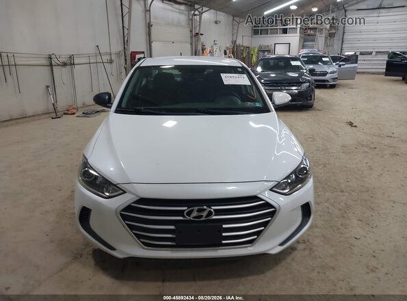 5NPD84LF1JH356706 2018 HYUNDAI ELANTRA White Вид щитка приладів