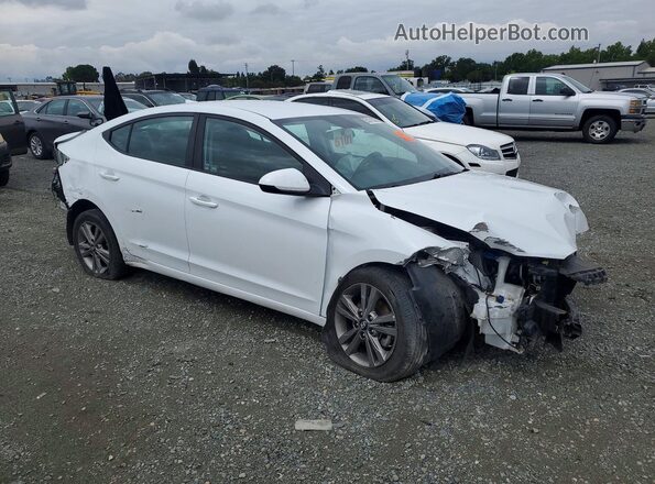 5NPD84LF1JH367804 2018 HYUNDAI ELANTRA White Delantero derecho