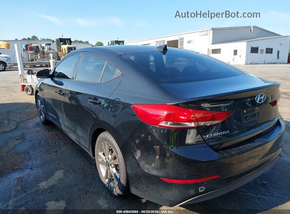 5NPD84LF1JH368225 2018 HYUNDAI ELANTRA Black Tył lewy