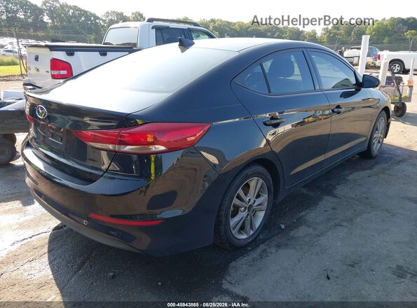 5NPD84LF1JH368225 2018 HYUNDAI ELANTRA Black Tył prawy