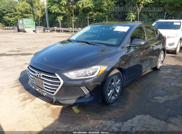 5NPD84LF1JH368225 2018 HYUNDAI ELANTRA Black Przód lewy